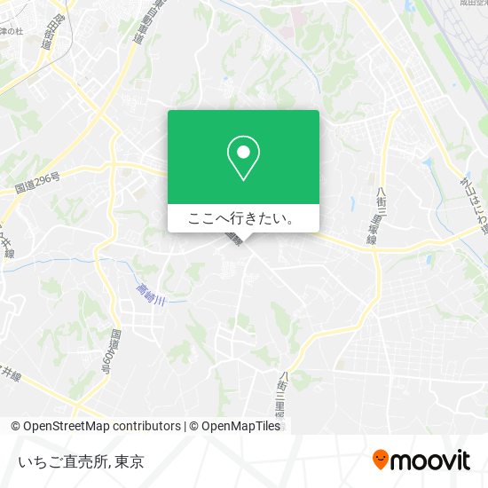 いちご直売所地図
