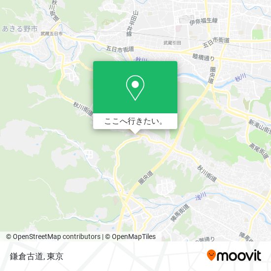 鎌倉古道地図