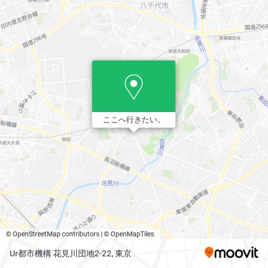 Ur都市機構 花見川団地2-22地図