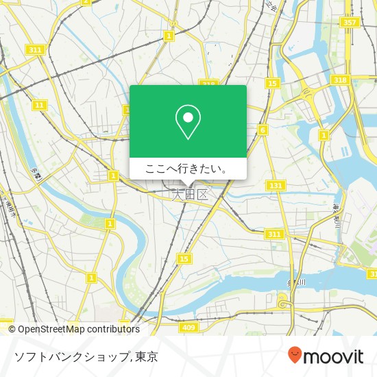 ソフトバンクショップ地図