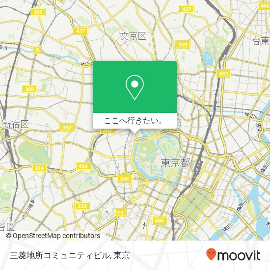 三菱地所コミュニティビル地図