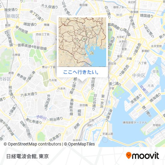 日経電波会館地図