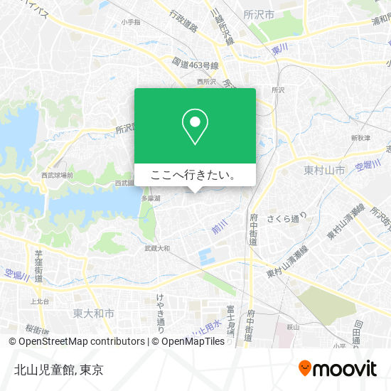 北山児童館地図