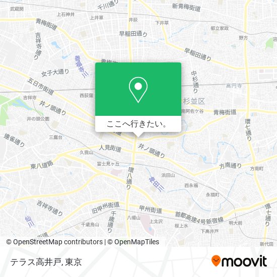 テラス高井戸地図