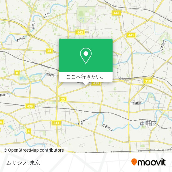 ムサシノ地図