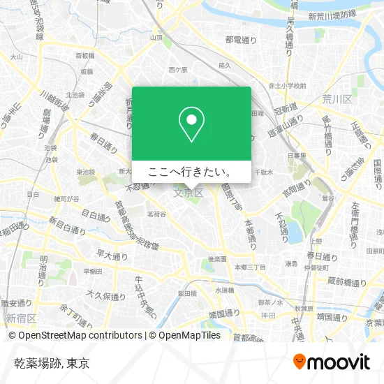 乾薬場跡地図