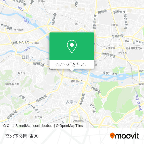 宮の下公園地図