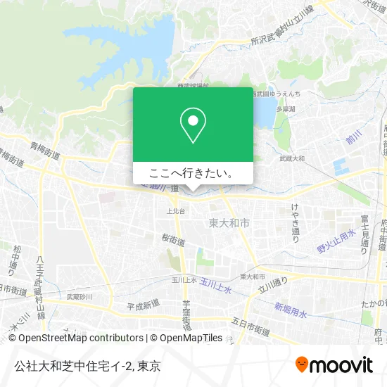 公社大和芝中住宅イ-2地図