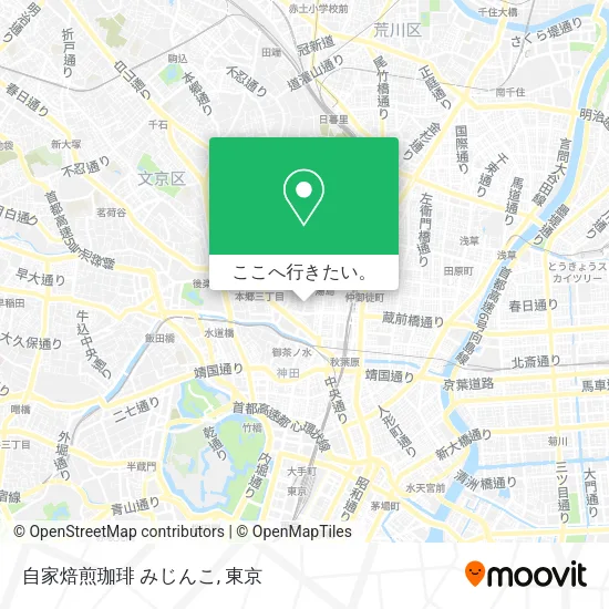 自家焙煎珈琲 みじんこ地図