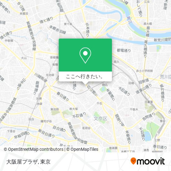 大阪屋プラザ地図
