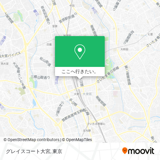 グレイスコート大宮地図