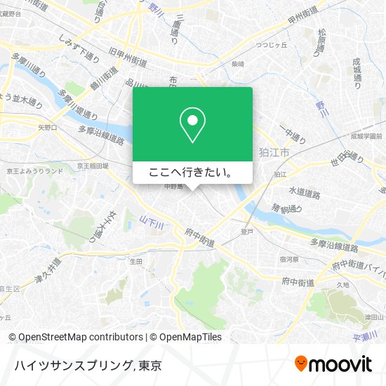 ハイツサンスプリング地図