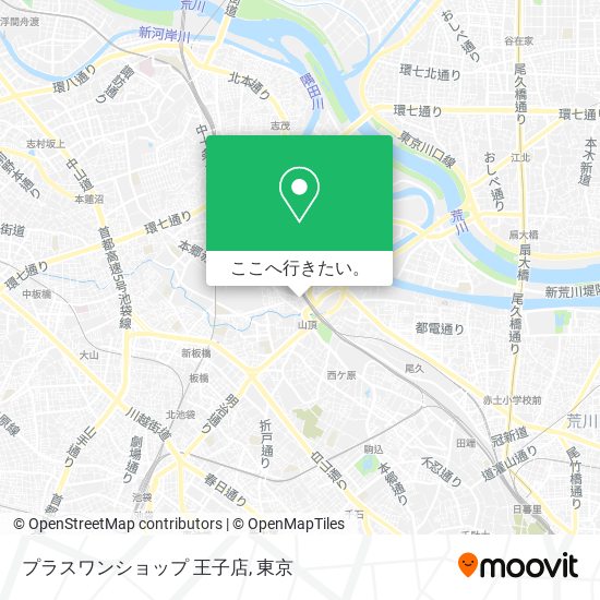 プラスワンショップ 王子店地図