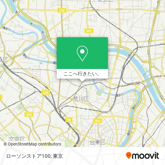 ローソンストア100地図