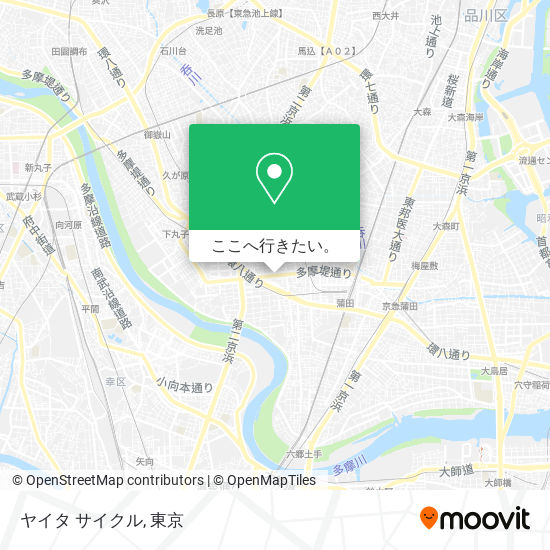 ヤイタ サイクル地図