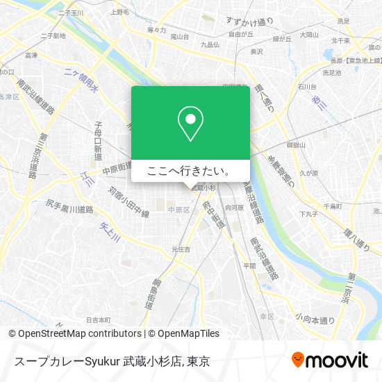 スープカレーSyukur 武蔵小杉店地図