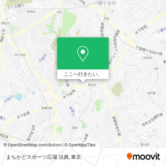 まちかどスポーツ広場 法典地図