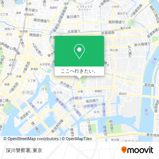 深川警察署地図