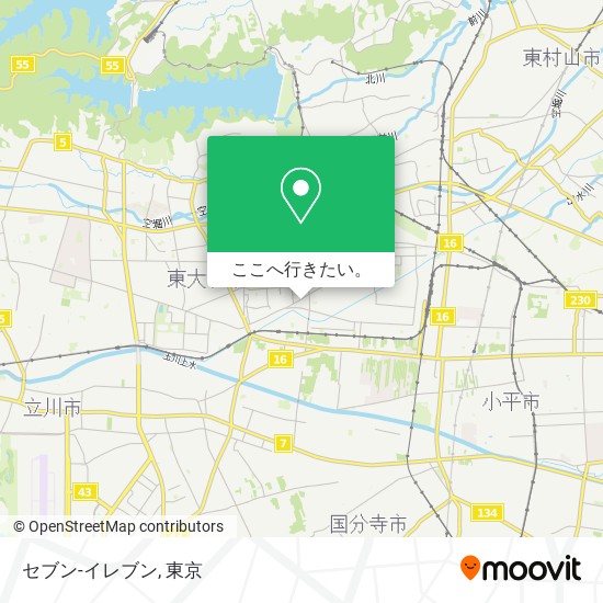 セブン-イレブン地図