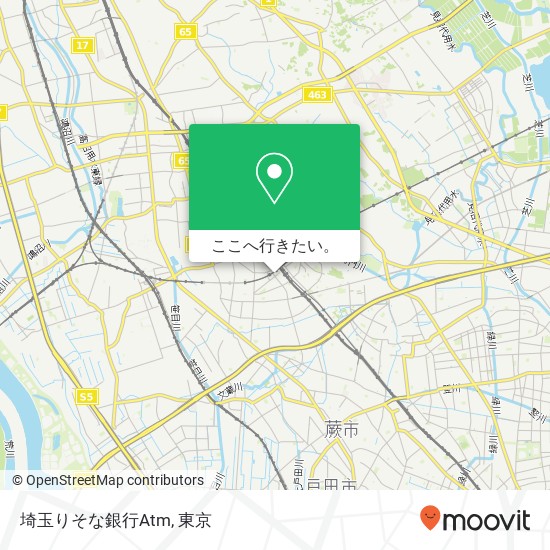 埼玉りそな銀行Atm地図