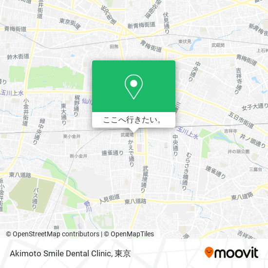 Akimoto Smile Dental Clinic地図