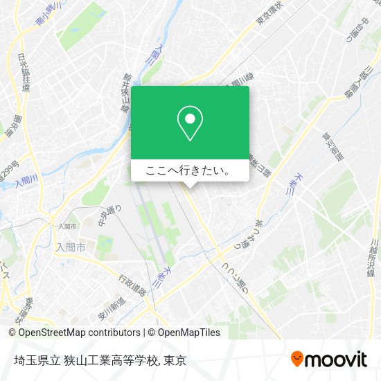 埼玉県立 狭山工業高等学校地図