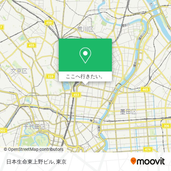 日本生命東上野ビル地図