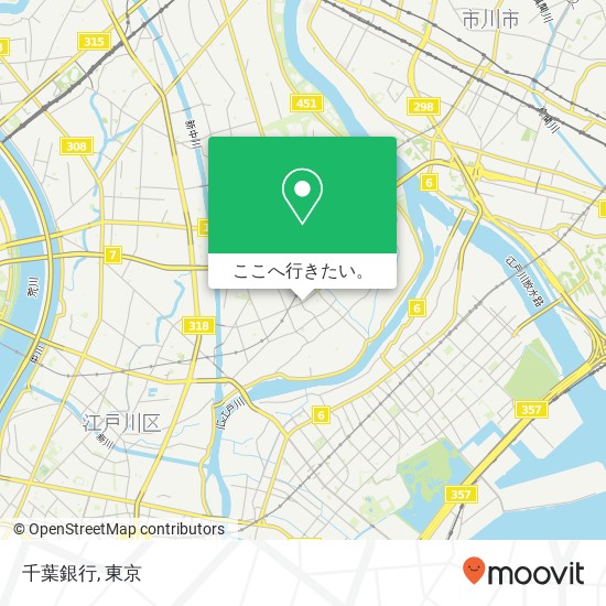 千葉銀行地図