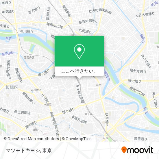 マツモトキヨシ地図