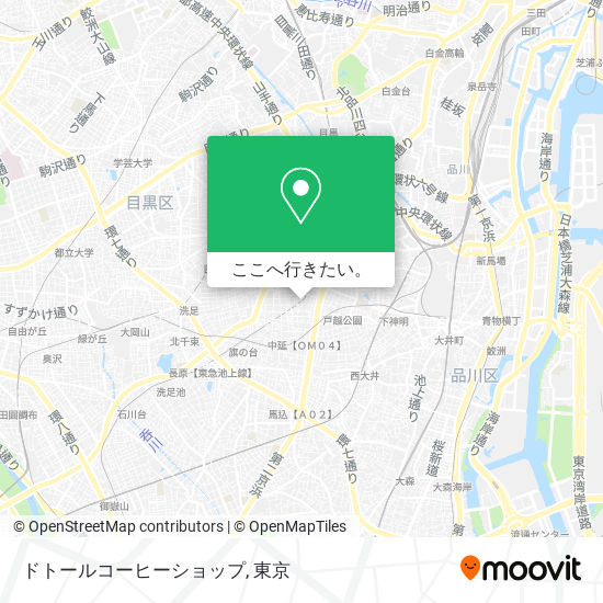 ドトールコーヒーショップ地図