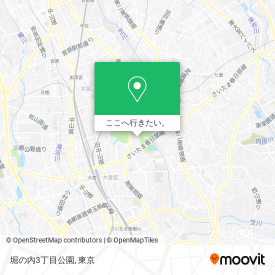 堀の内3丁目公園地図