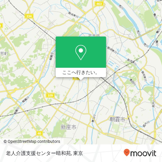 老人介護支援センター晴和苑地図