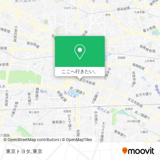 東京トヨタ地図
