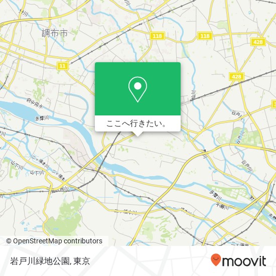 岩戸川緑地公園地図
