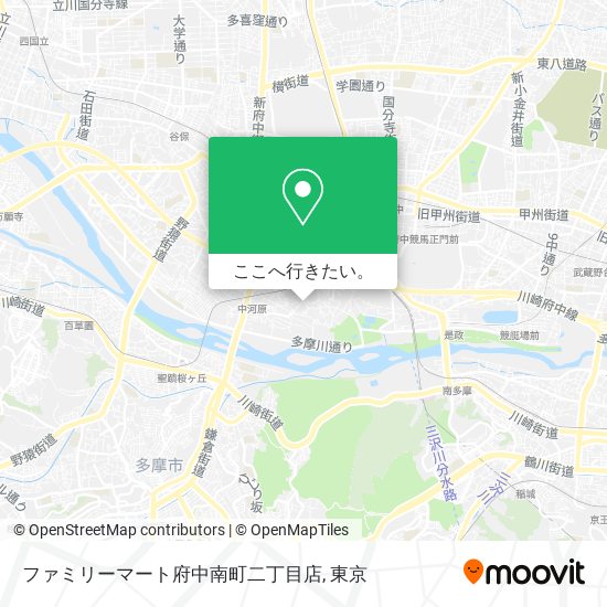 ファミリーマート府中南町二丁目店地図