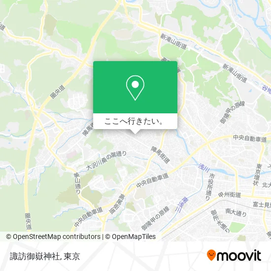 諏訪御嶽神社地図