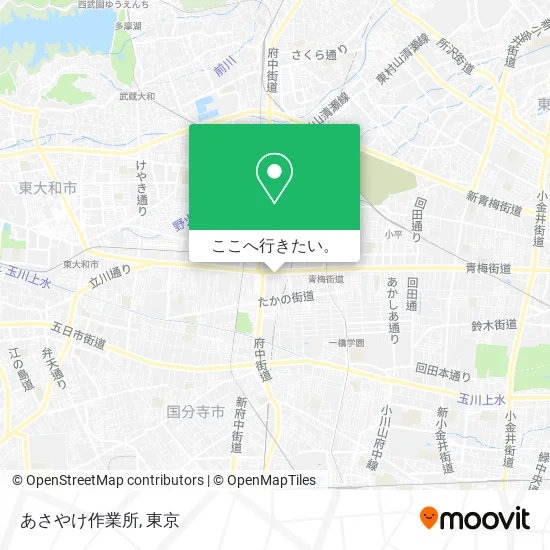 あさやけ作業所地図