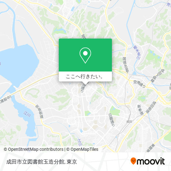 成田市立図書館玉造分館地図