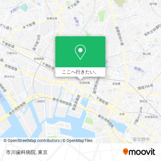 市川歯科病院地図