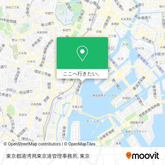 東京都港湾局東京港管理事務所地図