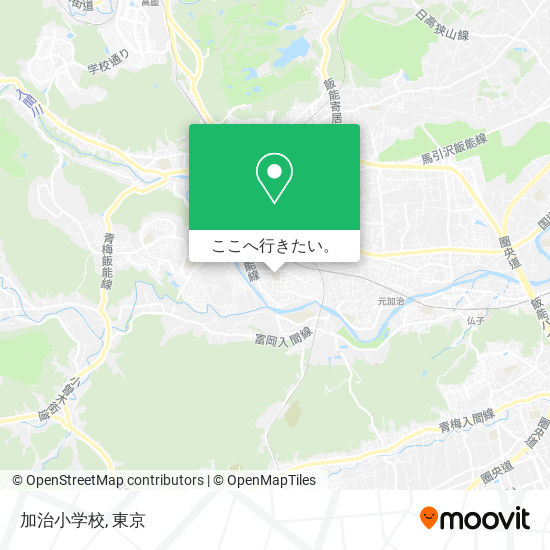 加治小学校地図