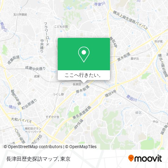 長津田歴史探訪マップ地図