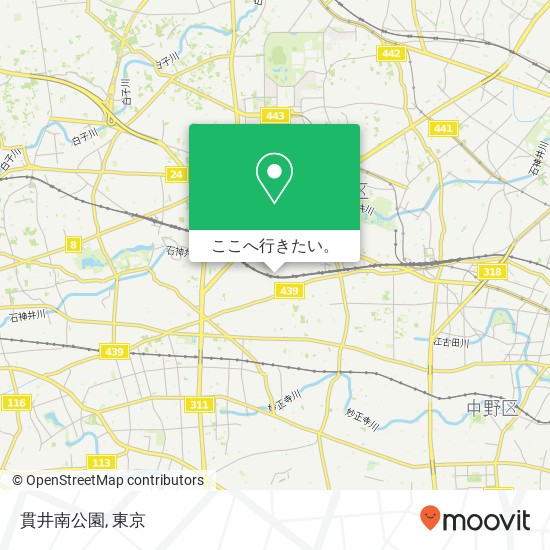 貫井南公園地図