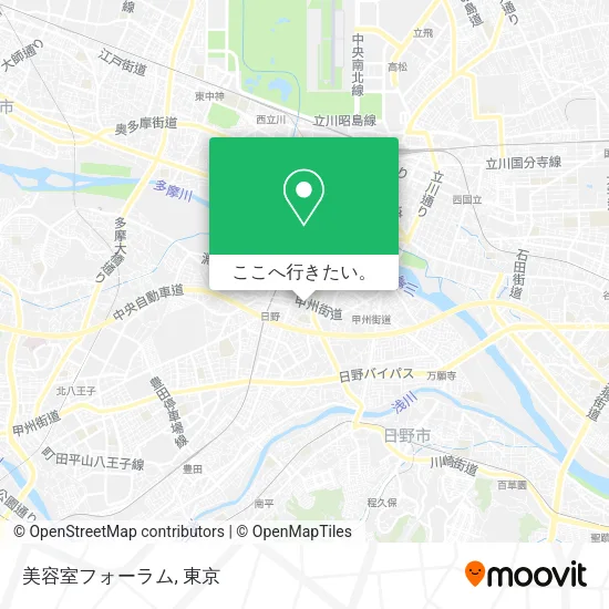 美容室フォーラム地図