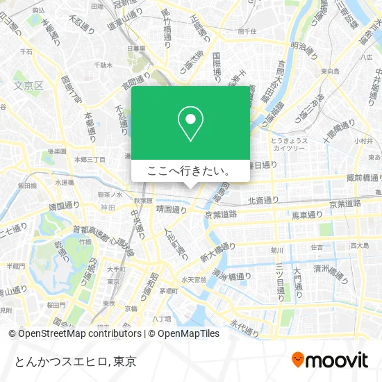 とんかつスエヒロ地図