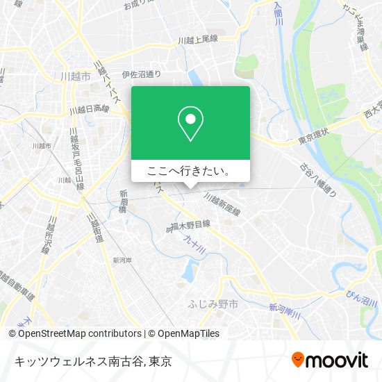 キッツウェルネス南古谷地図