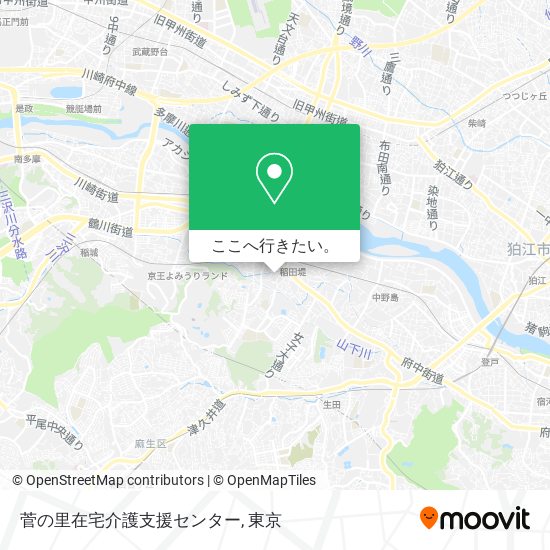 菅の里在宅介護支援センター地図