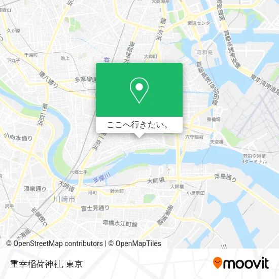 重幸稲荷神社地図