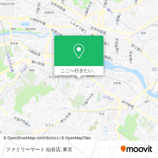 ファミリーマート 仙谷店地図