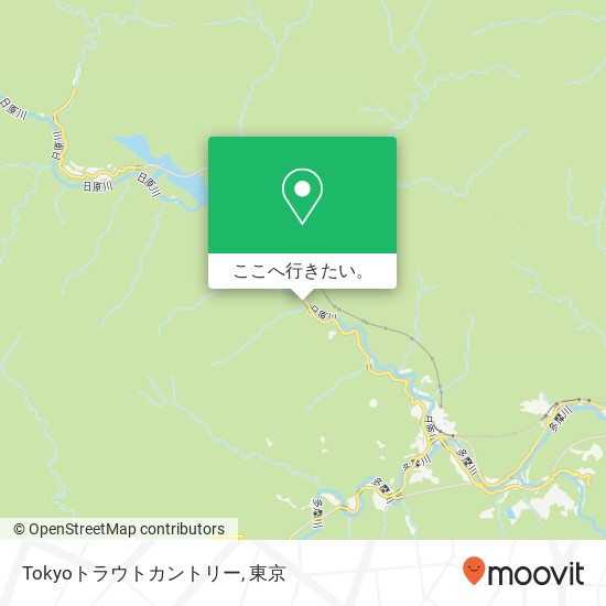 Tokyoトラウトカントリー地図